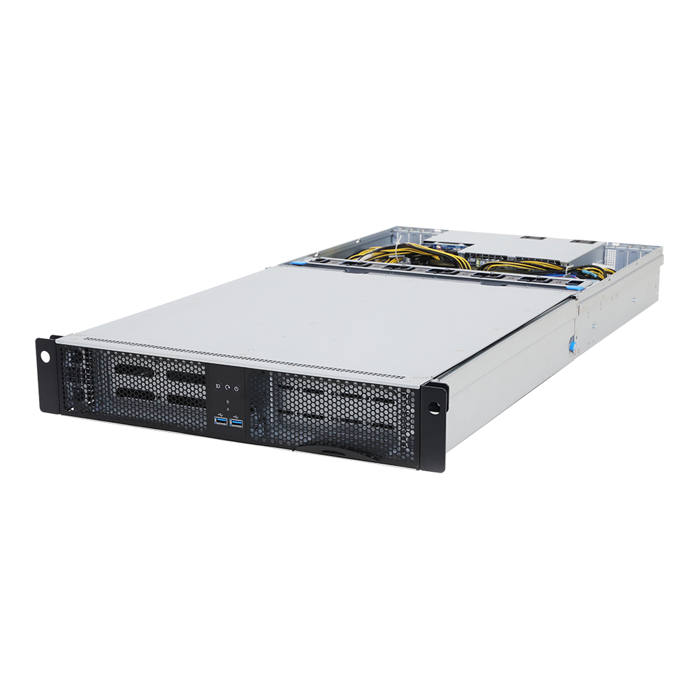 Gigabyte S252-ZC0 Socket SP3 Rack (2 U) Noir, Gris Gigabyte S252-ZC0 Socket SP3 Rack (2 U) Noir, Gris