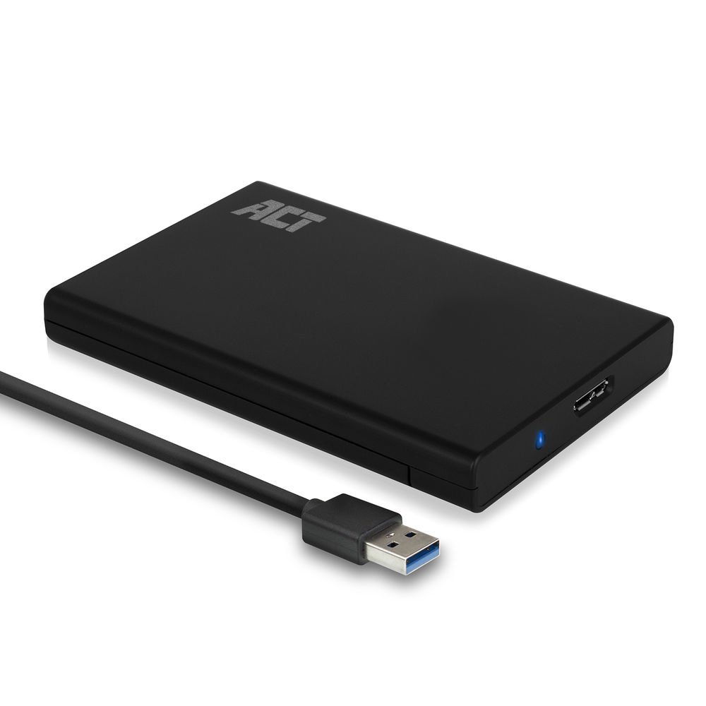 Boîtier de disques de stockage Boîtier disque dur/SSD Noir 2.5" Boîtier de disques de stockage Boîtier disque dur/SSD Noir 2.5"