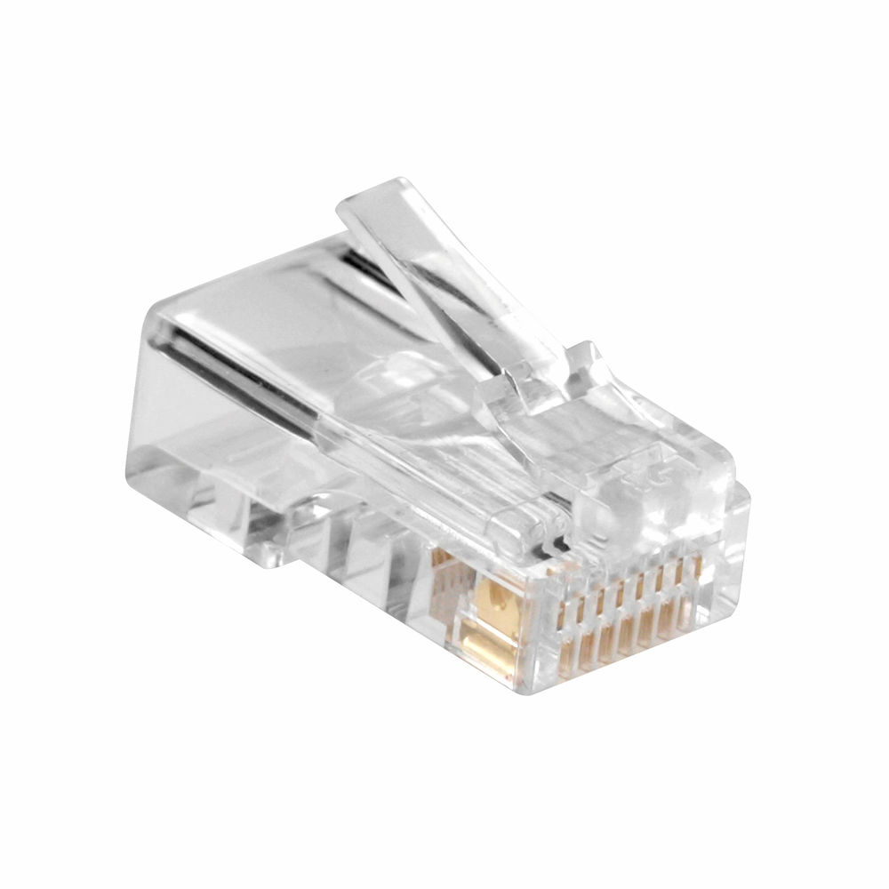 connecteur de fils RJ45 Argent, Transparent