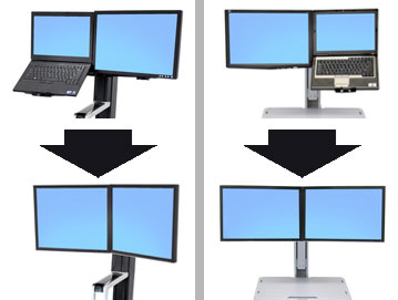 WorkFit S/C Dual conv Kit frm LCD/Laptop WorkFit S/C Dual conv Kit frm LCD/Laptop