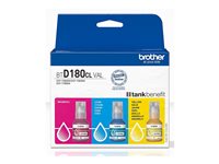 Brother BTD180CLVAL Bouteilles d'encre couleur multipack 