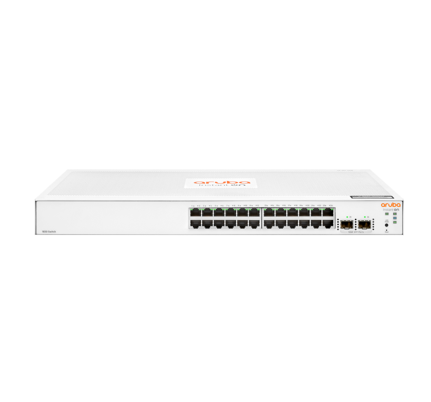 Aruba Instant On 1830 24G 2SFP Géré L2 Gigabit Ethernet (10/100/1000) 1U Aruba Instant On 1830 24G 2SFP Géré L2 Gigabit Ethernet (10/100/1000) 1U