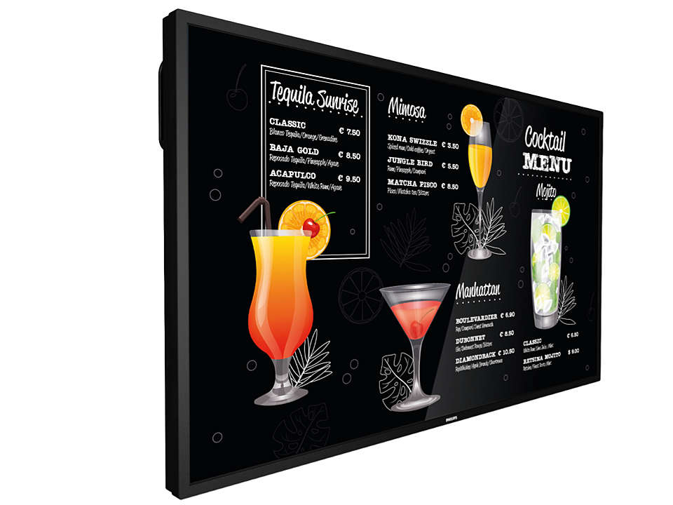 Philips Signage Solutions 65BDL3117P Panneau plat de signalisation numérique 165,1 cm (65") ADS 750 cd/m² 4K Ultra HD Noir 24/7 Philips Signage Solutions 65BDL3117P Panneau plat de signalisation numérique 165,1 cm (65") ADS 750 cd/m² 4K Ultra HD Noir 24/7