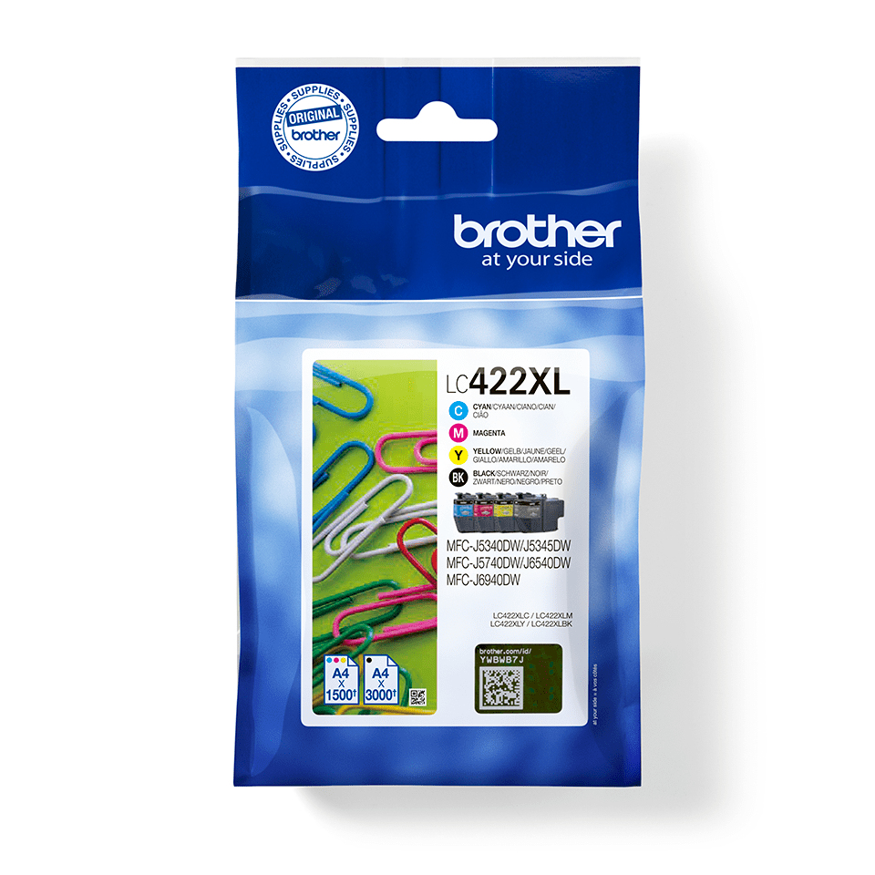 Brother LC422XLVALDR cartouche d'encre Brother LC422XLVALDR cartouche d'encre