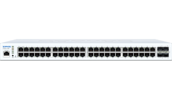 Sophos CS110-48P Géré Gigabit Ethernet (10/100/1000) Connexion Ethernet, supportant l'alimentation via ce port (PoE) 1U Argent Sophos CS110-48P Géré Gigabit Ethernet (10/100/1000) Connexion Ethernet, supportant l'alimentation via ce port (PoE) 1U Argent