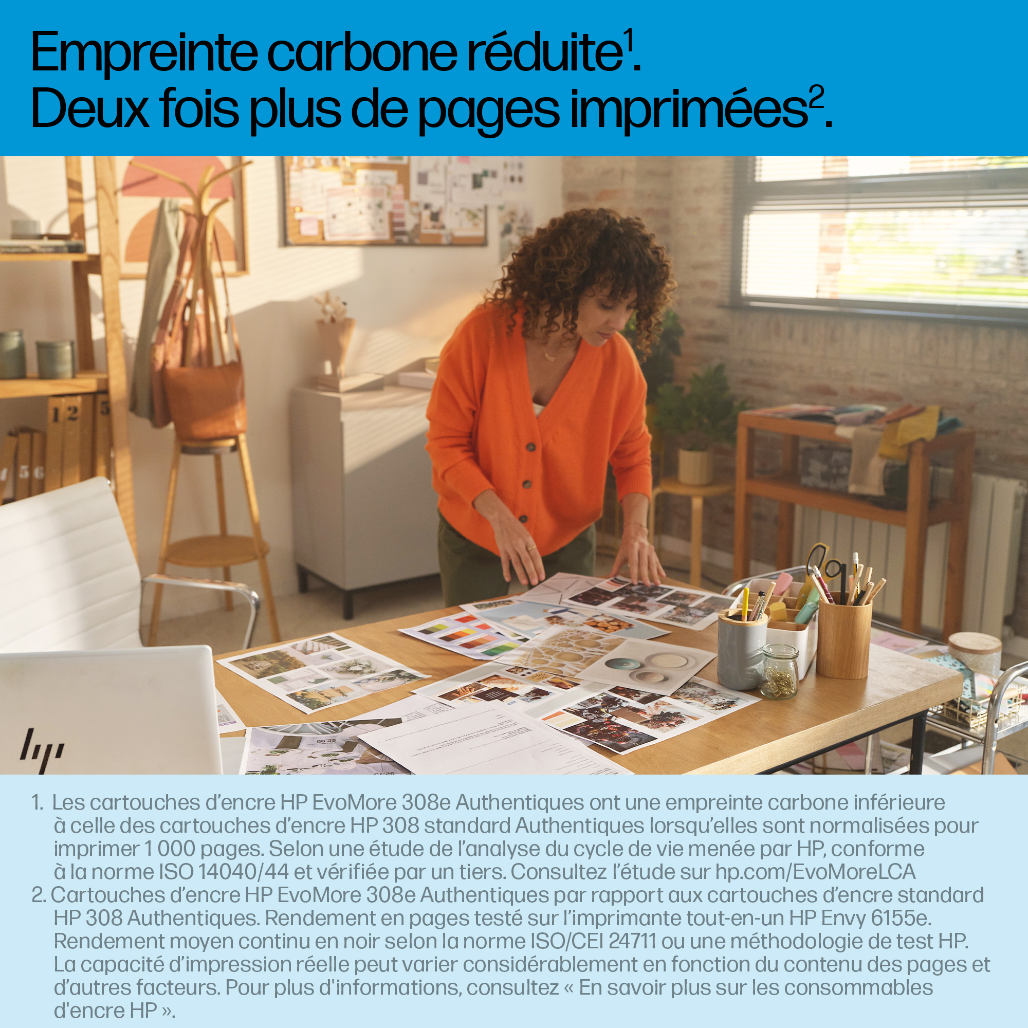 HP 308e Cartouche d’encre authentique Noir EvoMore