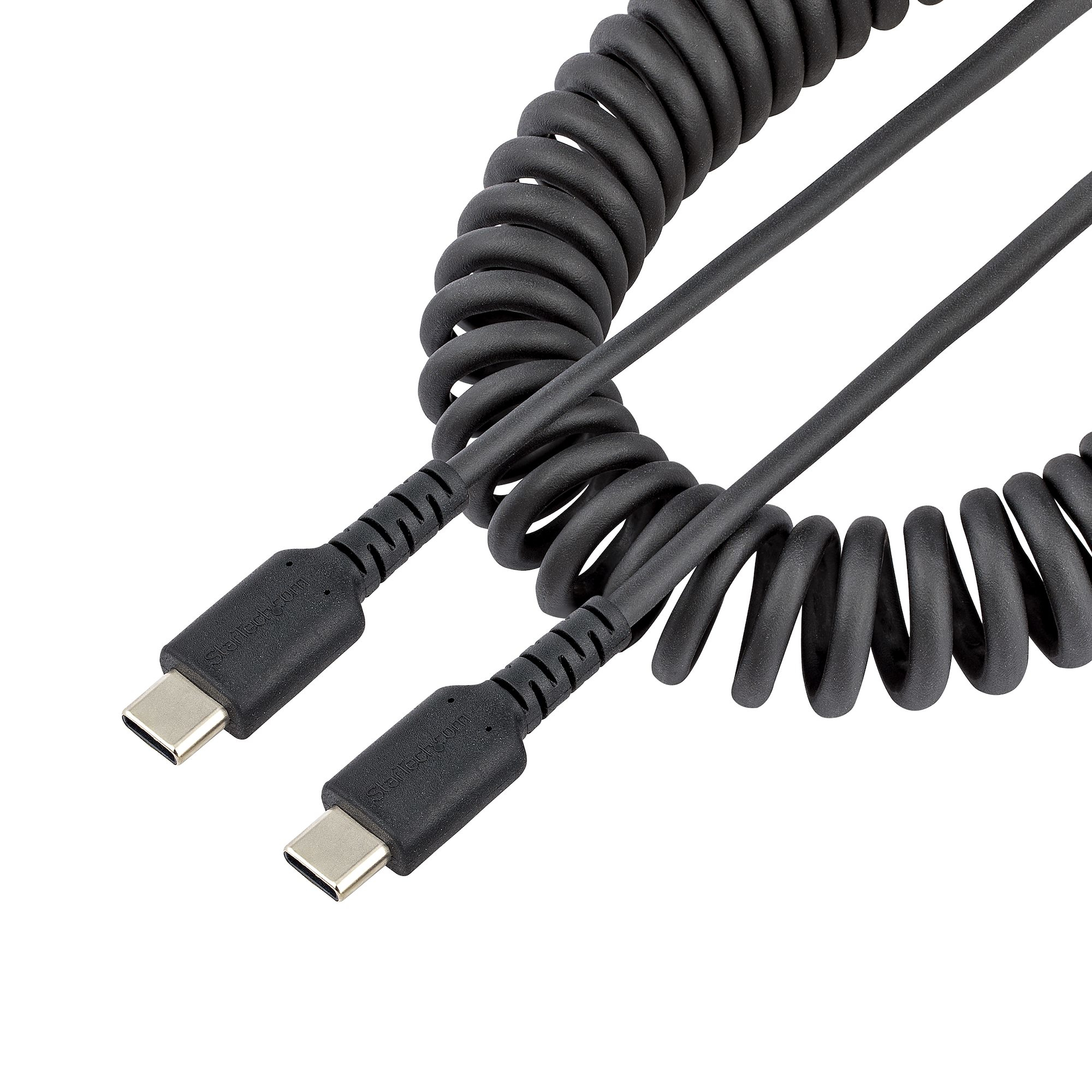 StarTech.com Câble de Charge USB-C de 1m - Adaptateur USB-C vers USB-C Enroulé à Usage Intesif - Câble Thunderbolt 3 en Fibre Aramide Robuste - Cordon USB-C vers USB-C M/M - Chargeur USB-C Noir StarTech.com Câble de Charge USB-C de 1m - Adaptateur USB-C vers USB-C Enroulé à Usage Intesif - Câble Thunderbolt 3 en Fibre Aramide Robuste - Cordon USB-C vers USB-C M/M - Chargeur USB-C Noir