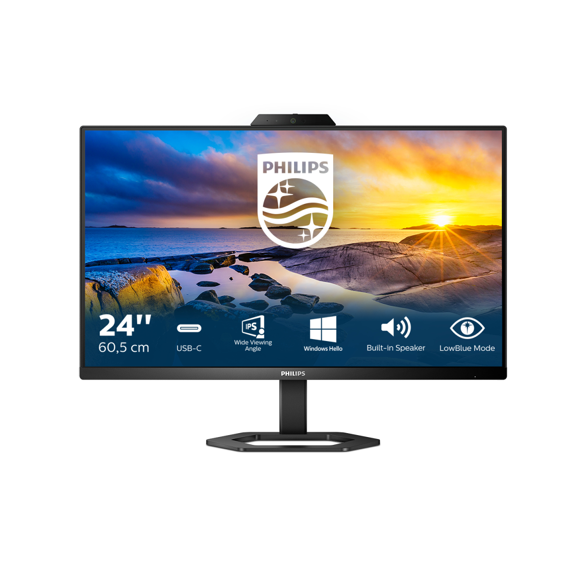 Philips 24E1N5300HE/00 23.8p FHD IPS 60,5 cm (23.8") 1920 x 1080 pixels Noir Philips 24E1N5300HE/00 23.8p FHD IPS 60,5 cm (23.8") 1920 x 1080 pixels Noir