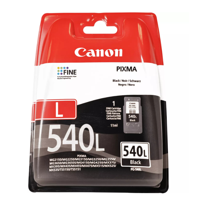 Canon PG-540L cartouche d'encre 1 pièce(s) Original Noir Canon PG-540L cartouche d'encre 1 pièce(s) Original Noir
