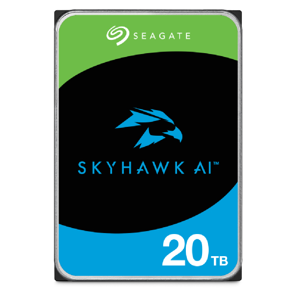 Seagate SkyHawk AI 20 TB 3.5" 20000 Go Série ATA III Seagate SkyHawk AI 20 TB 3.5" 20000 Go Série ATA III