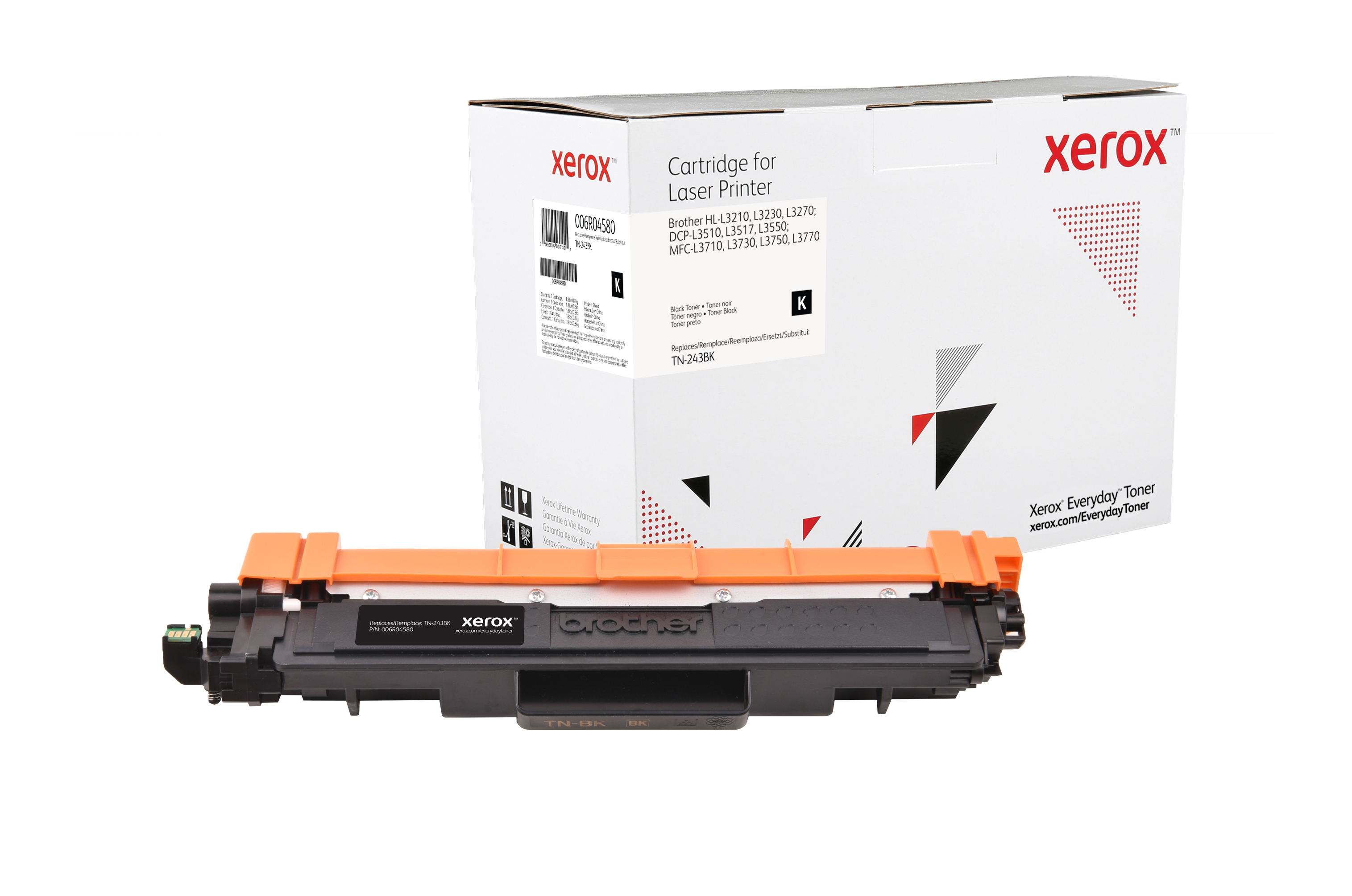 Everyday Toner Noir compatible avec Brother TN-243BK, Grande capacité Everyday Toner Noir compatible avec Brother TN-243BK, Grande capacité