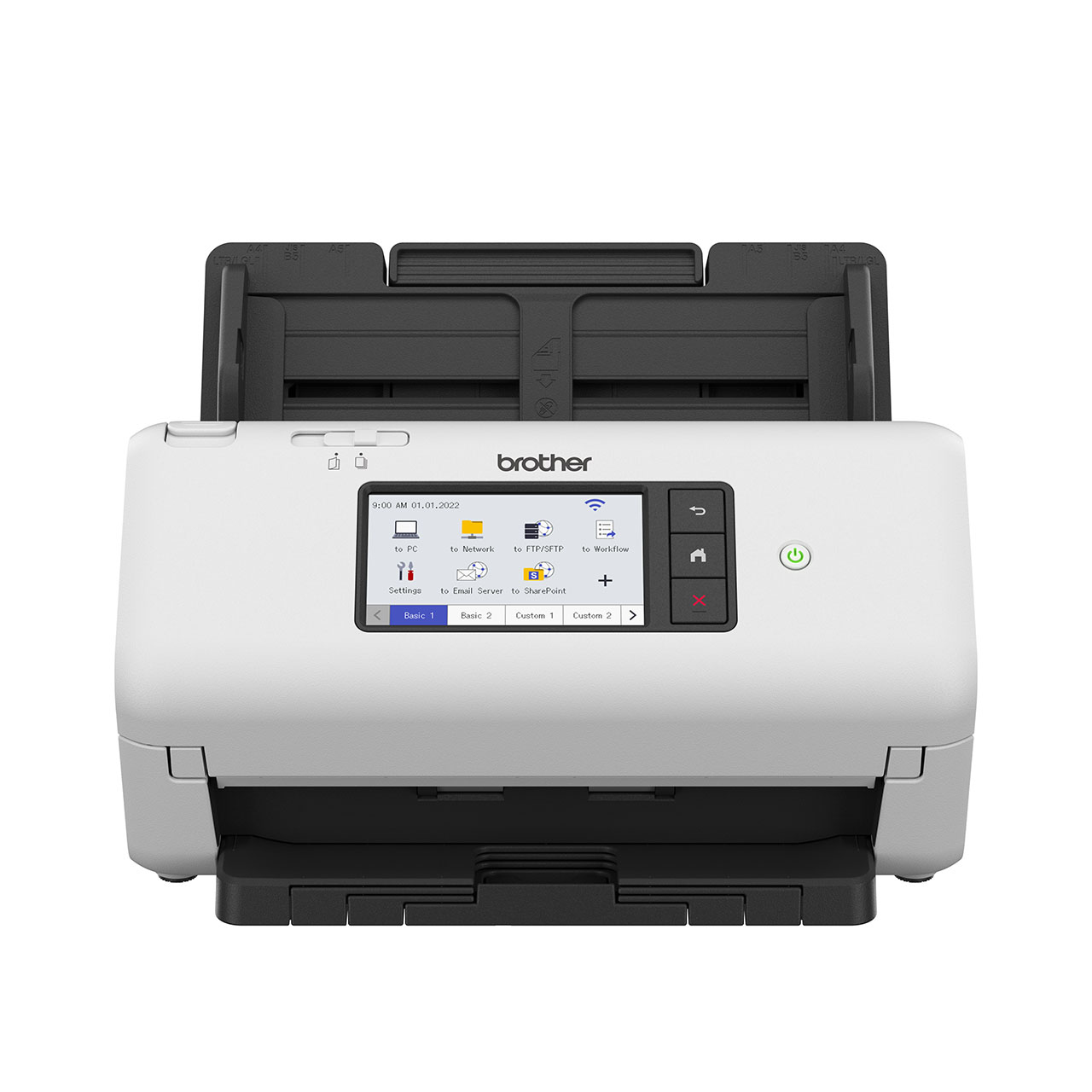 Brother ADS-4700W ADF + Sheet-fed scaner 600 x 600 DPI A4 Noir, Blanc Brother ADS-4700W ADF + Sheet-fed scaner 600 x 600 DPI A4 Noir, Blanc