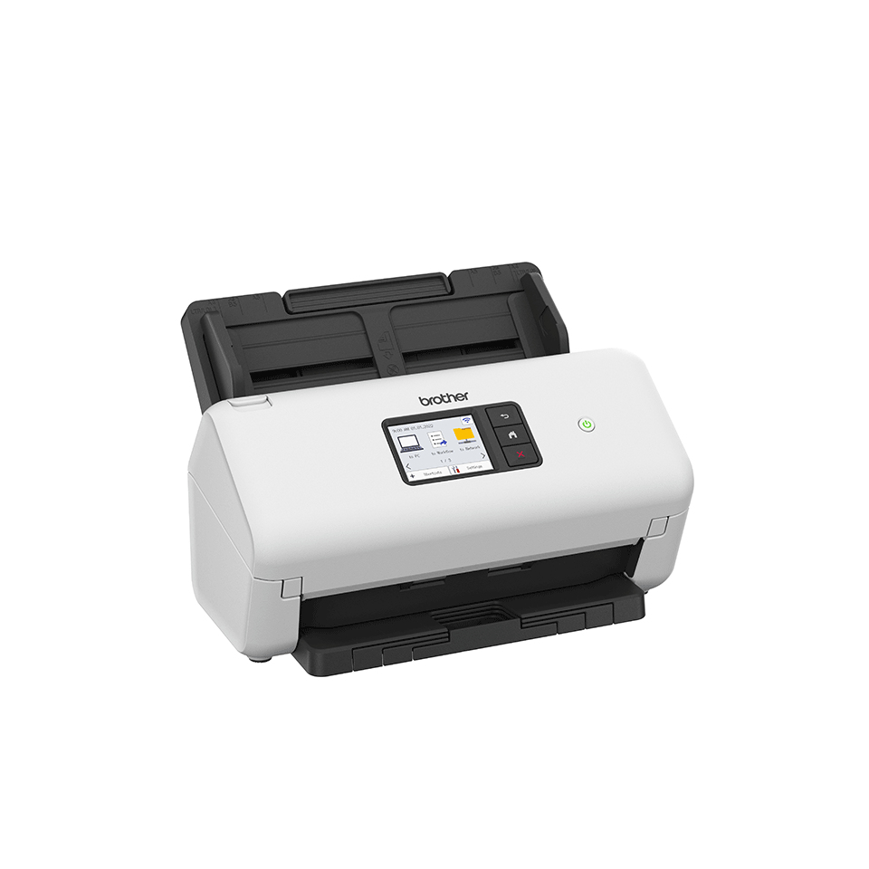 Brother ADS-4500W Scanner ADF 600 x 600 DPI A4 Noir, Blanc Brother ADS-4500W Scanner ADF 600 x 600 DPI A4 Noir, Blanc