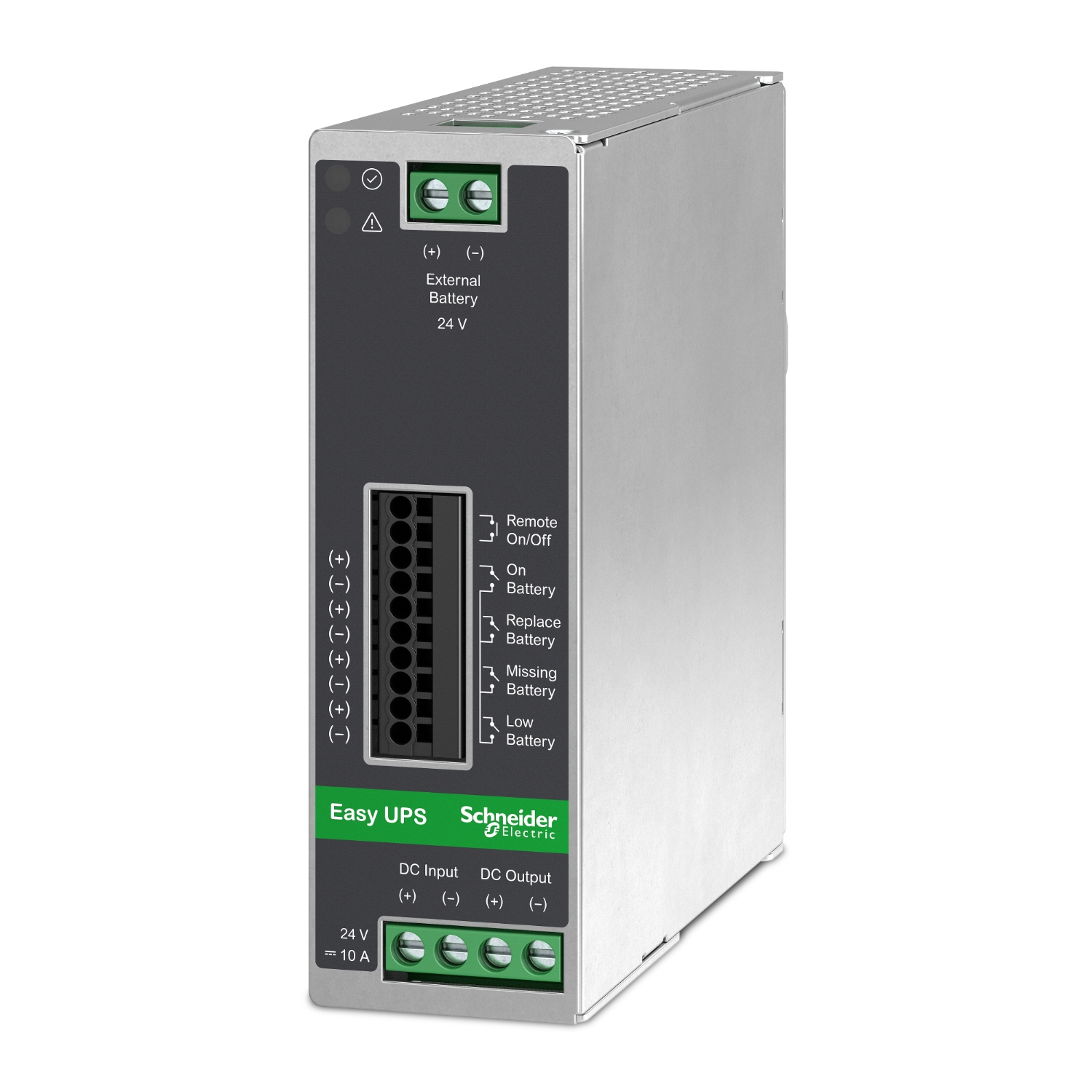APC Din Rail Mount Switch Power Supply Battery Back Up 24V DC 20A 0,48 kVA 480 W APC Din Rail Mount Switch Power Supply Battery Back Up 24V DC 20A 0,48 kVA 480 W