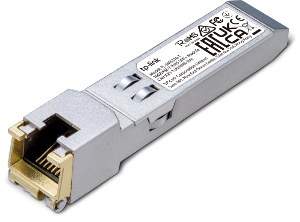TP-Link TL-SM5310-T module émetteur-récepteur de réseau Fibre optique 10300 Mbit/s SFP+ TP-Link TL-SM5310-T module émetteur-récepteur de réseau Fibre optique 10300 Mbit/s SFP+
