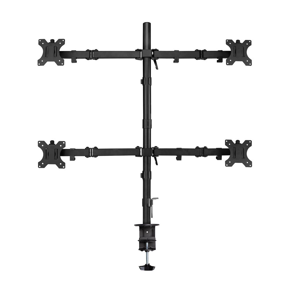 ACT AC8304 support d'écran plat pour bureau 81,3 cm (32") Pince/boulon Noir ACT AC8304 support d'écran plat pour bureau 81,3 cm (32") Pince/boulon Noir