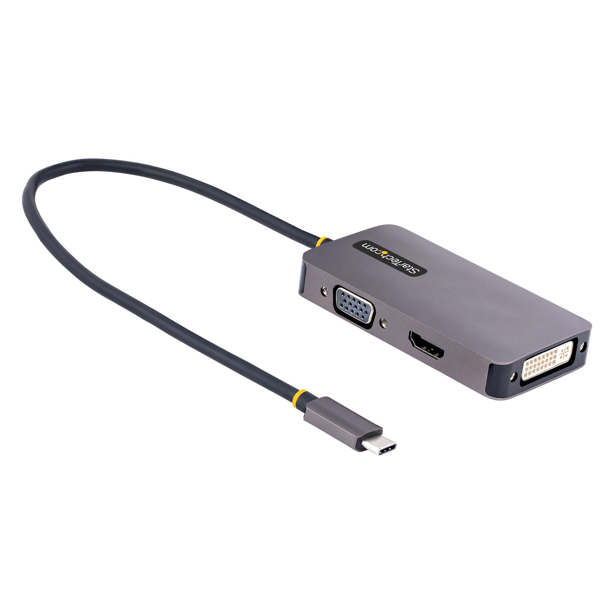 StarTech.com Adaptateur USB C vers HDMI VGA - Dock USB C Multiport Digital/AV - Adaptateur USB Type C Jusqu'à 4K60Hz - Station d'Accueil USB C, Compatible Thunderbolt 3/4 - Adaptateur de Voyage StarTech.com Adaptateur USB C vers HDMI VGA - Dock USB C Multiport Digital/AV - Adaptateur USB Type C Jusqu'à 4K60Hz - Station d'Accueil USB C, Compatible Thunderbolt 3/4 - Adaptateur de Voyage
