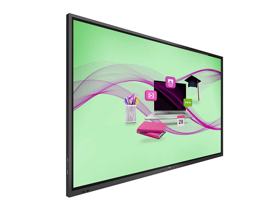 Philips 75BDL4052E/00 affichage de messages 190,5 cm (75") LCD Wifi 380 cd/m² 4K Ultra HD Noir Écran tactile Android 10 Philips 75BDL4052E/00 affichage de messages 190,5 cm (75") LCD Wifi 380 cd/m² 4K Ultra HD Noir Écran tactile Android 10