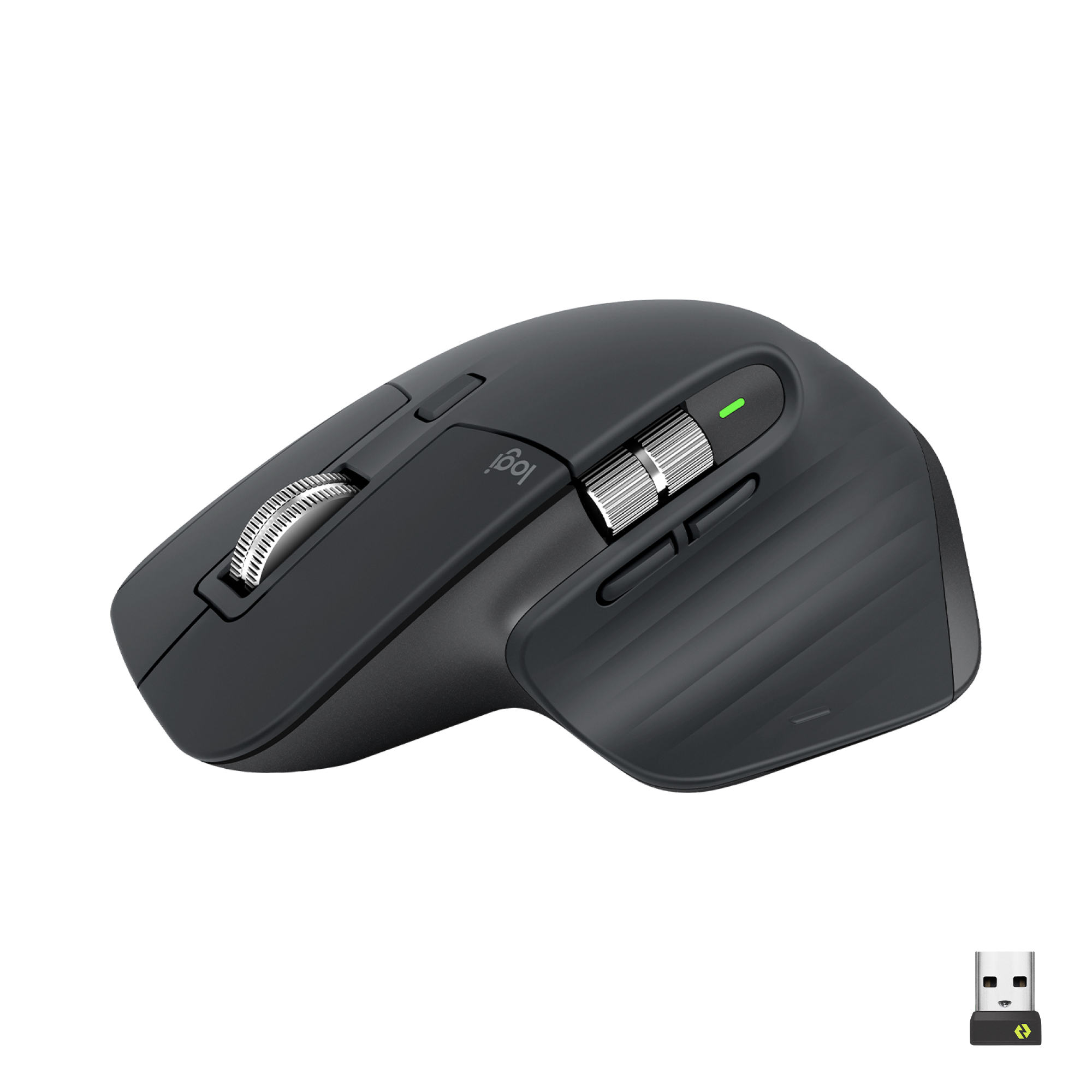 Logitech MX Master 3S souris Droitier RF Sans fil + Bluetooth Optique 8000 DPI