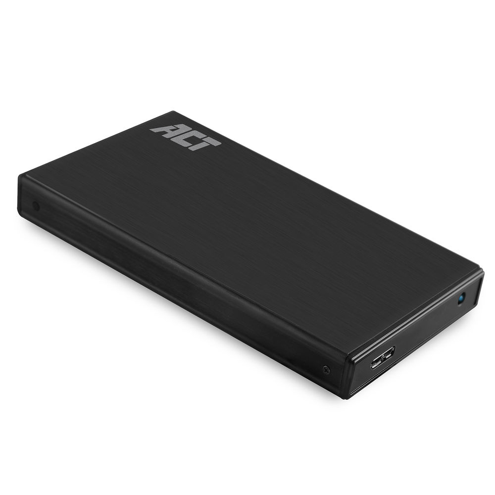 ACT AC1200 Boîtier de disques de stockage Boîtier disque dur/SSD Noir 2.5" ACT AC1200 Boîtier de disques de stockage Boîtier disque dur/SSD Noir 2.5"