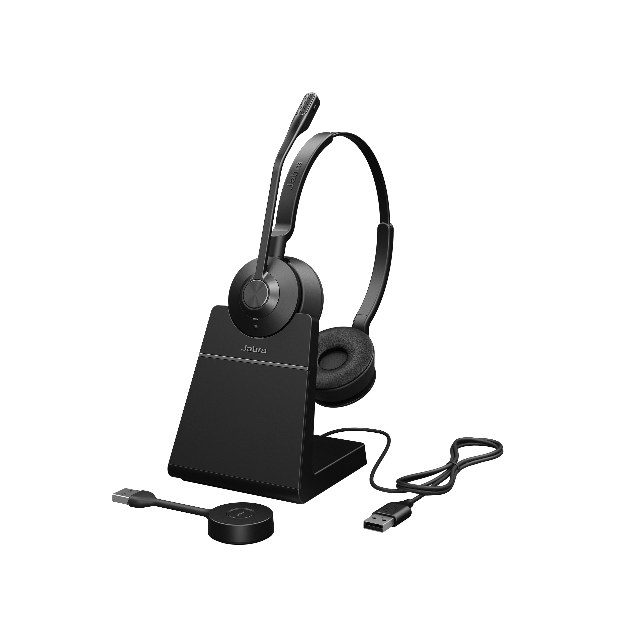 Jabra Engage 55 Casque Sans fil Arceau Bureau/Centre d'appels Bluetooth Socle de chargement Noir Jabra Engage 55 Casque Sans fil Arceau Bureau/Centre d'appels Bluetooth Socle de chargement Noir