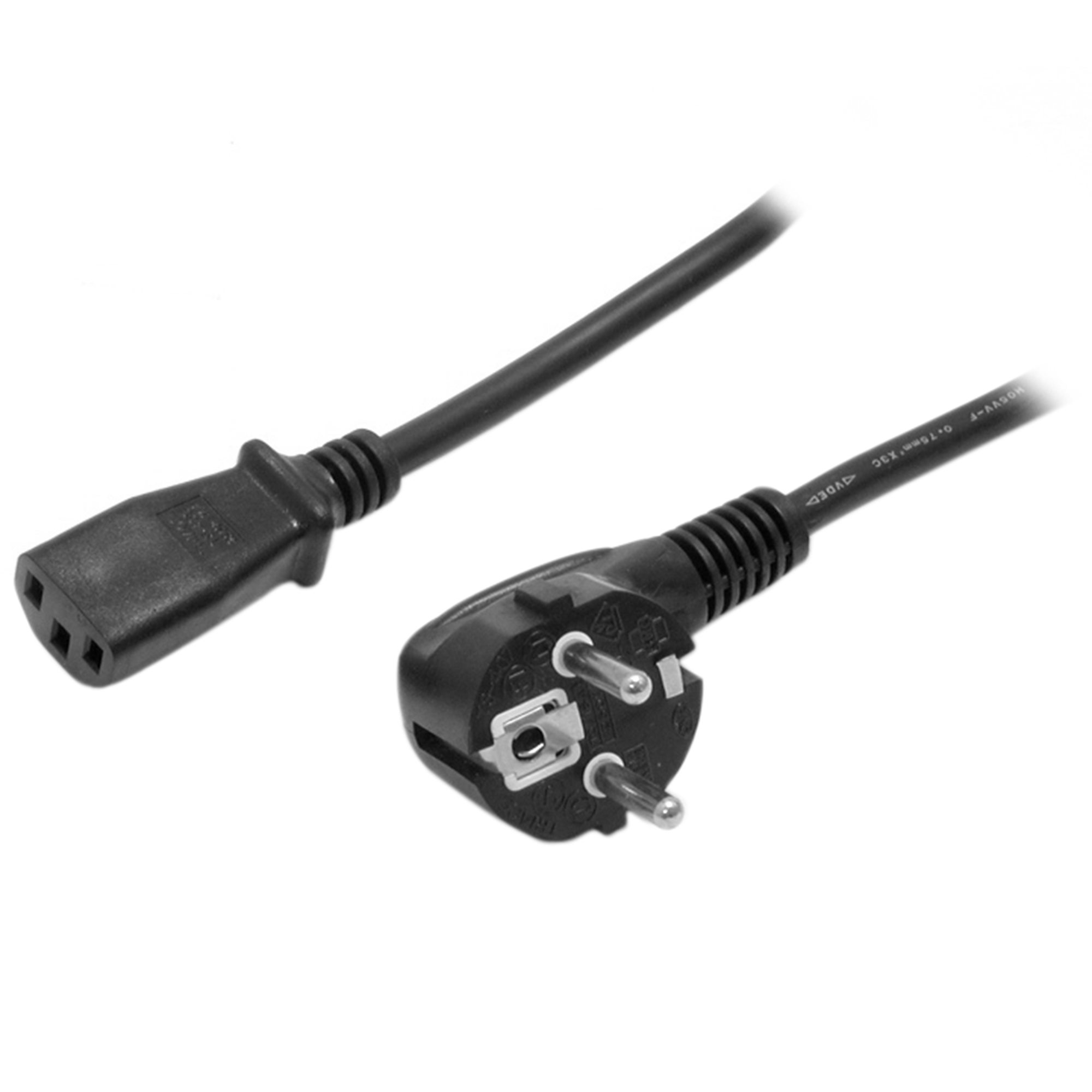 StarTech.com 713E-3M-POWER-CORD câble électrique Noir CEE7/7 Coupleur C13 StarTech.com 713E-3M-POWER-CORD câble électrique Noir CEE7/7 Coupleur C13