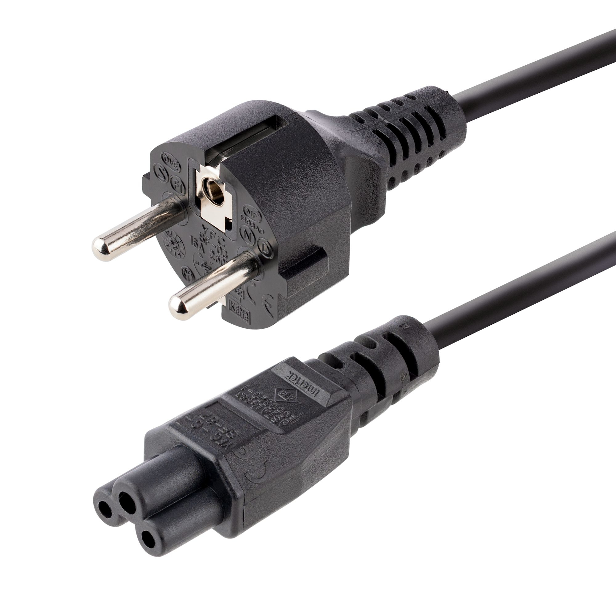 StarTech.com Câble d'Alimentation pour Ordinateur Portable de 3m - Prise EU vers Connecteur C5, 2,5A 250V - Cordon d'Alimentation Clover Leaf/Mickey Mouse - Cordon Alimentation PC Portable StarTech.com Câble d'Alimentation pour Ordinateur Portable de 3m - Prise EU vers Connecteur C5, 2,5A 250V - Cordon d'Alimentation Clover Leaf/Mickey Mouse - Cordon Alimentation PC Portable