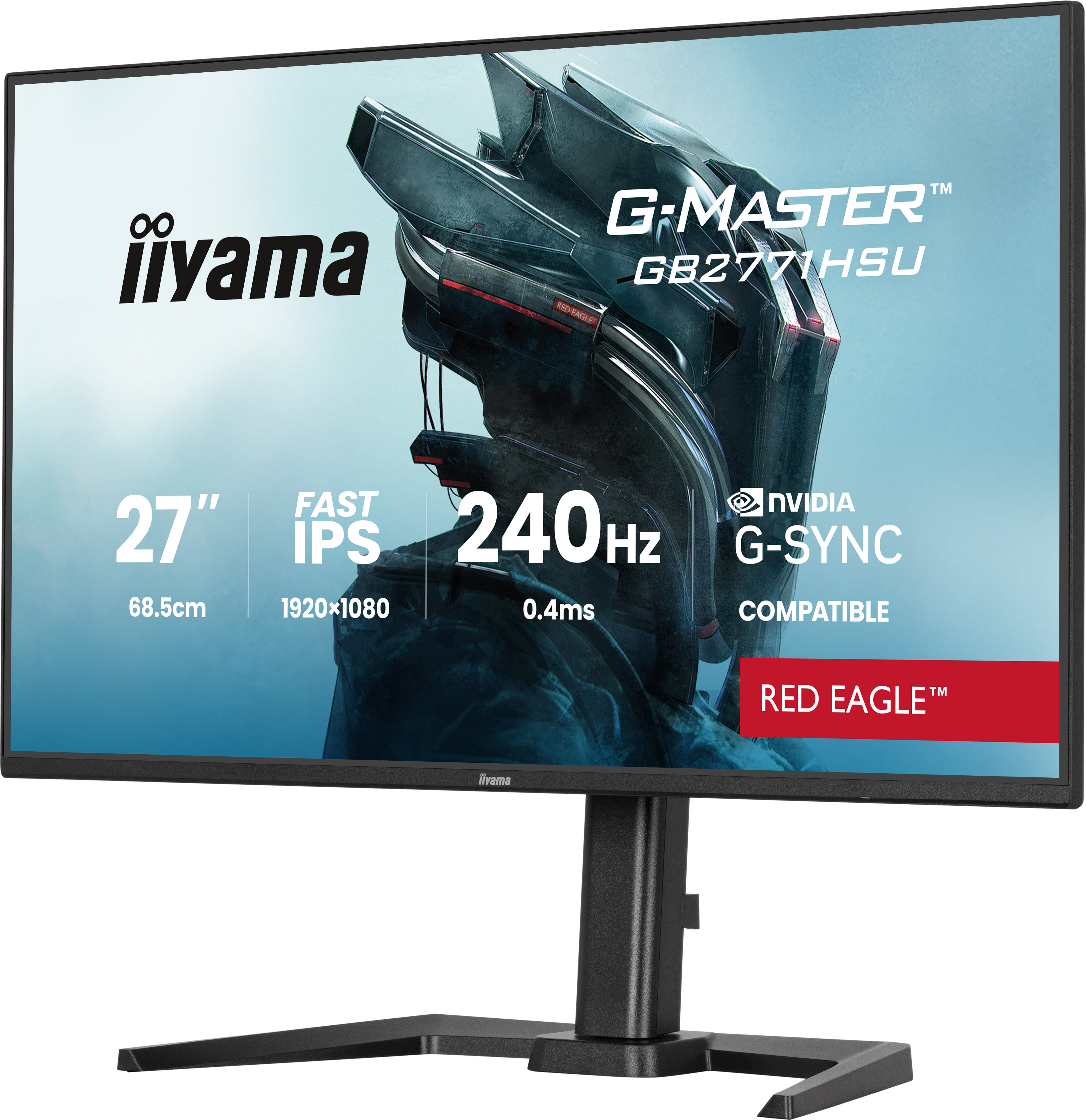 iiyama GB2771HSU-B1 écran plat de PC 68,6 cm (27") 1920 x 1080 pixels Noir
