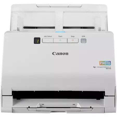 Canon RS40 Alimentation papier de scanner 600 x 600 DPI Blanc Canon RS40 Alimentation papier de scanner 600 x 600 DPI Blanc