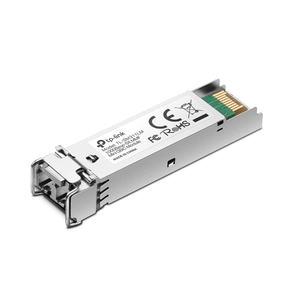 TP-Link TL-SM311LM module émetteur-récepteur de réseau Fibre optique 1250 Mbit/s mini-GBIC/SFP 850 nm TP-Link TL-SM311LM module émetteur-récepteur de réseau Fibre optique 1250 Mbit/s mini-GBIC/SFP 850 nm