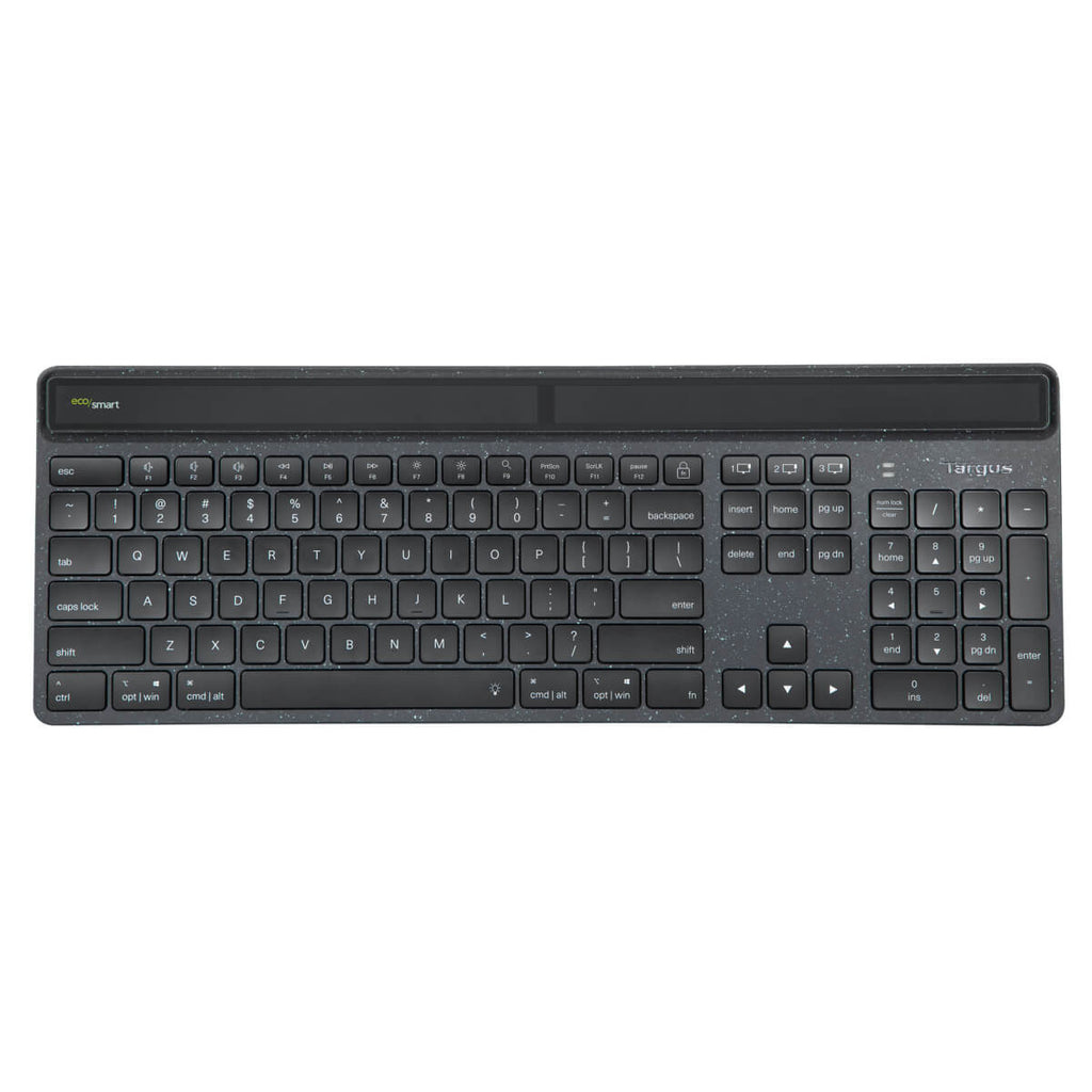 Targus Sustainable Energy Harvesting EcoSmart clavier Bluetooth AZERTY Français Noir Targus Sustainable Energy Harvesting EcoSmart clavier Bluetooth AZERTY Français Noir