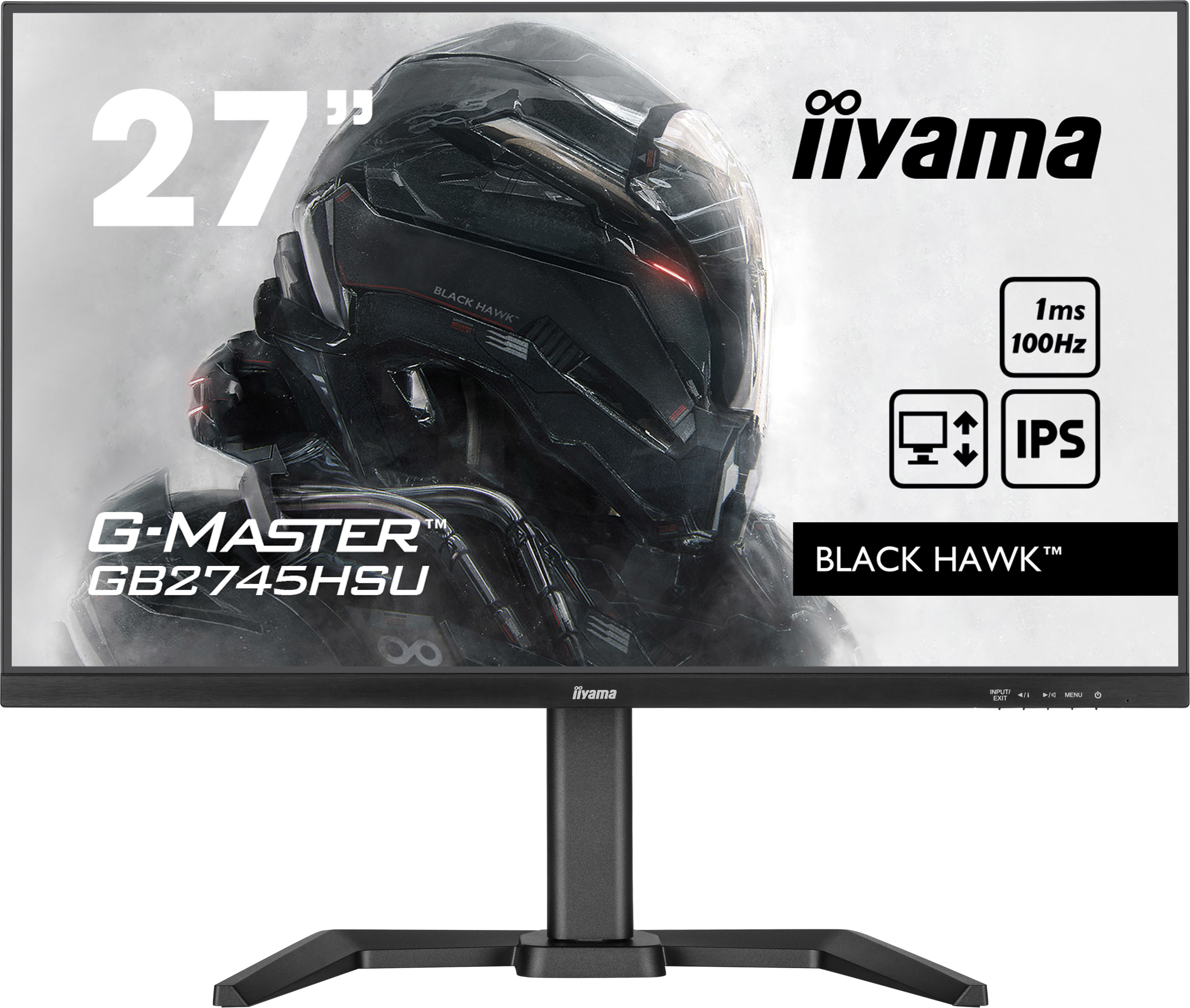 iiyama G-MASTER GB2745HSU-B2 LED display 68,6 cm (27") 1920 x 1080 pixels Full HD Noir iiyama G-MASTER GB2745HSU-B2 LED display 68,6 cm (27") 1920 x 1080 pixels Full HD Noir