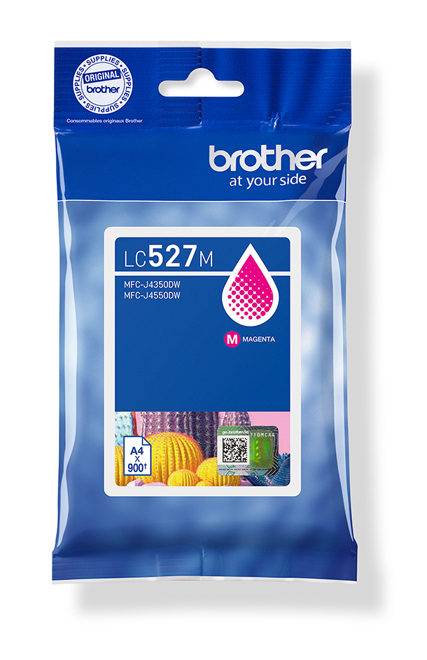 Brother Cartouche d'encre authentique LC527M - Magenta Brother Cartouche d'encre authentique LC527M - Magenta