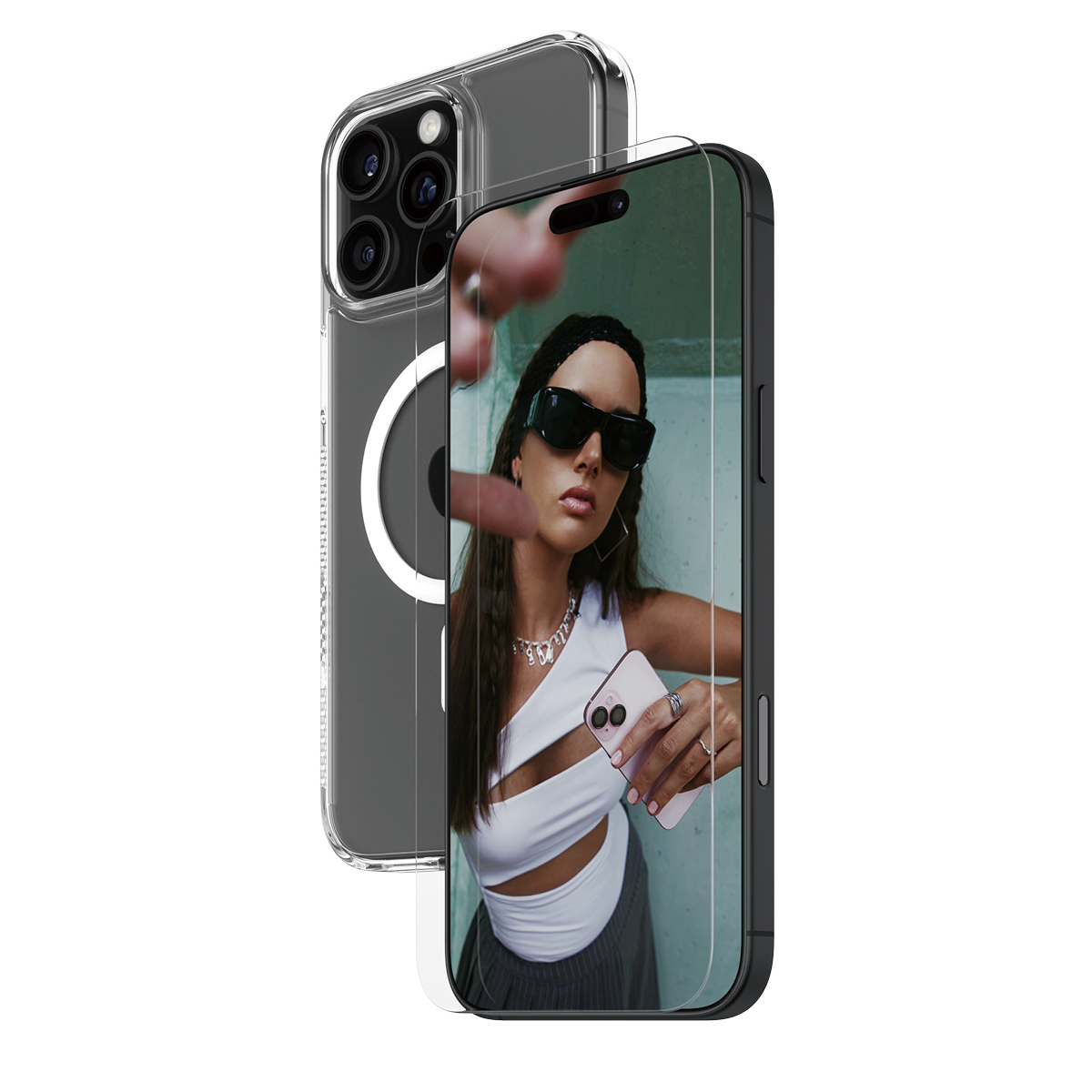 PanzerGlass SAFE. by ® 2-in-1 Bundle iPhone 16 Pro Max Protection d'écran transparent Apple 1 pièce(s)