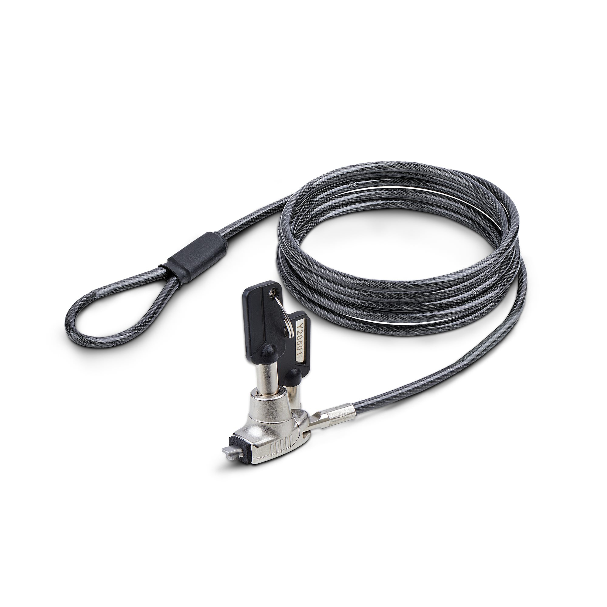 StarTech.com Antivol pour Ordinateur Portable Compatible Slot Noble Wedge ®, Câble de Verrouillage de 1,5m, Sécurité Antivol pour PC Portable, Câble en Acier Résistant aux Coupures, Serrure à Clé StarTech.com Antivol pour Ordinateur Portable Compatible Slot Noble Wedge ®, Câble de Verrouillage de 1,5m, Sécurité Antivol pour PC Portable, Câble en Acier Résistant aux Coupures, Serrure à Clé