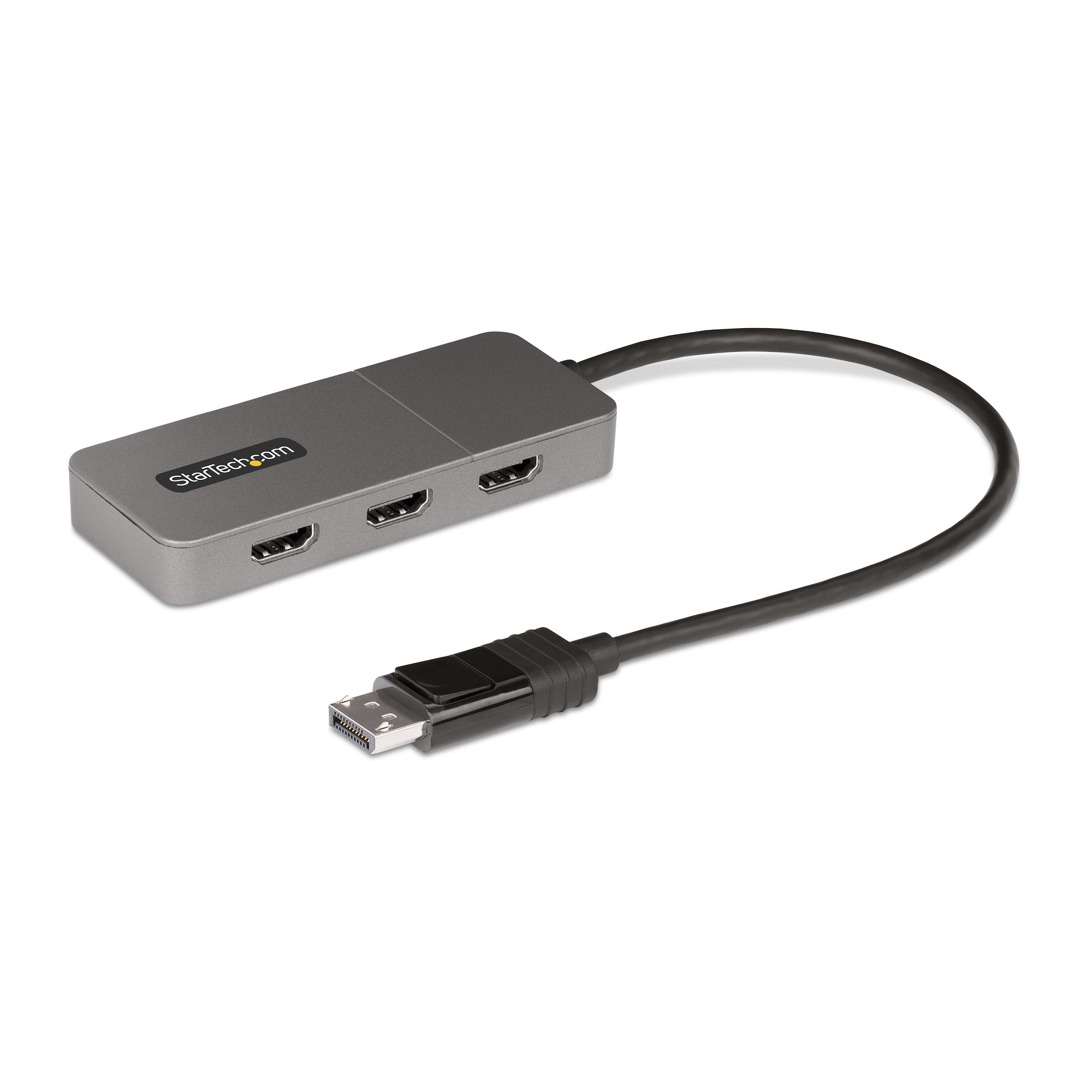 StarTech.com Hub MST à 3 Ports - DisplayPort vers 3x HDMI, Trois Moniteurs 4K 60Hz, Adaptateur Vidéo Multi-Moniteur DP 1.4, Câble Intégré de 30 cm, Alimentation USB, Windows Uniquement StarTech.com Hub MST à 3 Ports - DisplayPort vers 3x HDMI, Trois Moniteurs 4K 60Hz, Adaptateur Vidéo Multi-Moniteur DP 1.4, Câble Intégré de 30 cm, Alimentation USB, Windows Uniquement