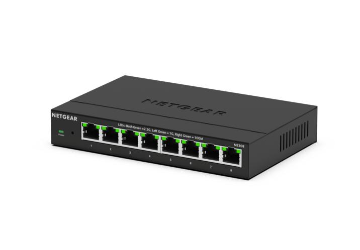 NETGEAR MS308 Non-géré 2.5G Ethernet (100/1000/2500) Noir NETGEAR MS308 Non-géré 2.5G Ethernet (100/1000/2500) Noir