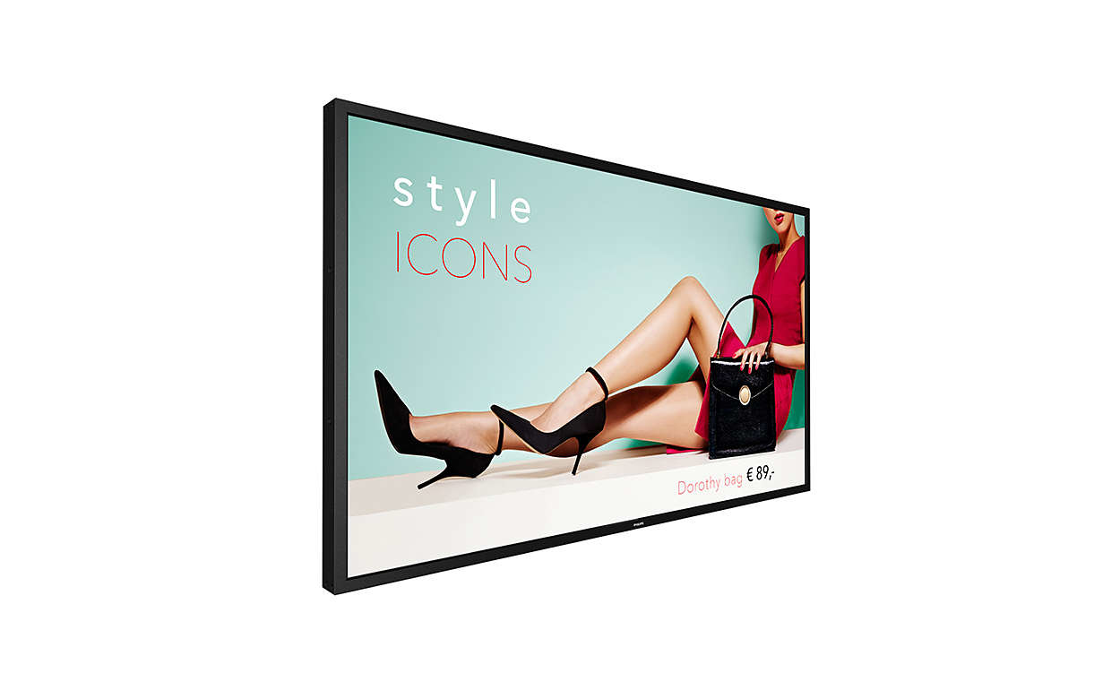 Philips 55BDL4002H Panneau plat de signalisation numérique 139,7 cm (55") LCD 2500 cd/m² Full HD Noir Android 24/7 Philips 55BDL4002H Panneau plat de signalisation numérique 139,7 cm (55") LCD 2500 cd/m² Full HD Noir Android 24/7
