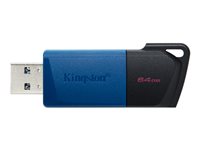 Kingston Technology DataTraveler Exodia M lecteur USB flash 64 Go USB Type-A 3.2 Gen 1 (3.1 Gen 1) Noir, Bleu