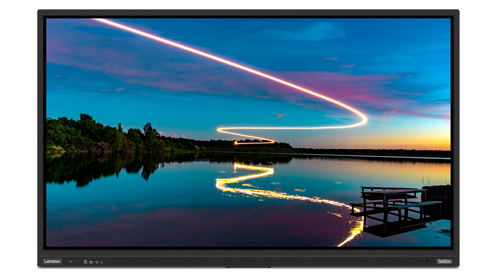 Lenovo ThinkVision T86 LED display 2,18 m (86") 3840 x 2160 pixels 4K Ultra HD Écran tactile Noir
