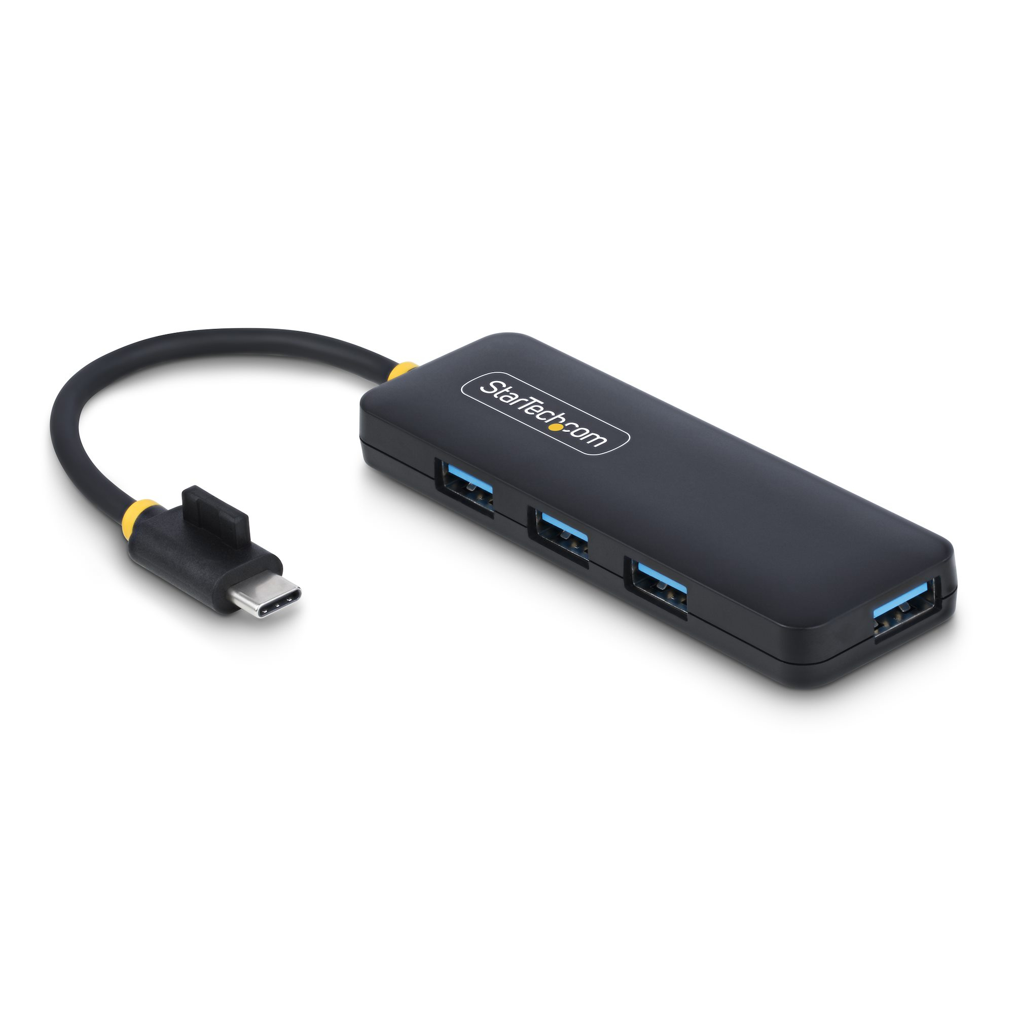 StarTech.com H5C4A-USB-HUB hub & concentrateur USB 3.2 Gen 1 (3.1 Gen 1) Type-C 5000 Mbit/s Noir StarTech.com H5C4A-USB-HUB hub & concentrateur USB 3.2 Gen 1 (3.1 Gen 1) Type-C 5000 Mbit/s Noir