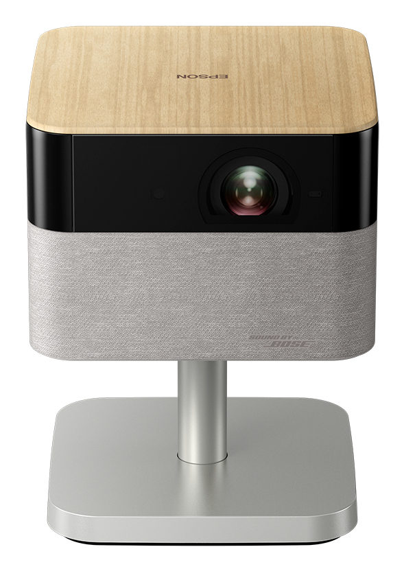 Epson EF-72 Projecteur à focale standard 1000 ANSI lumens 3LCD 4K (4096x2400) Noir, Chêne, Argent