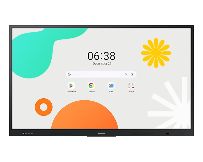 Samsung LH75WAFWLGCXEN tableau blanc interactif 190,5 cm (75") 3840 x 2160 pixels Écran tactile Noir Samsung LH75WAFWLGCXEN tableau blanc interactif 190,5 cm (75") 3840 x 2160 pixels Écran tactile Noir