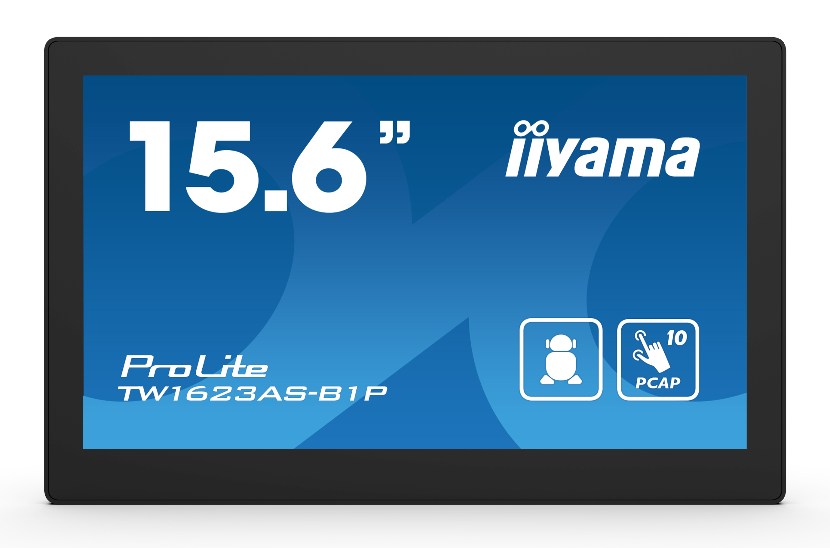 iiyama TW1623AS-B1P affichage de messages Écran plat interactif 39,6 cm (15.6") Wifi 450 cd/m² Double Full HD Noir Écran tactile Intégré dans le processeur Android 24/7 iiyama TW1623AS-B1P affichage de messages Écran plat interactif 39,6 cm (15.6") Wifi 450 cd/m² Double Full HD Noir Écran tactile Intégré dans le processeur Android 24/7