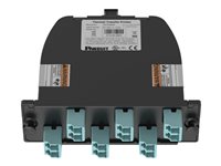 Panduit FC29N-12-10U adaptateur de fibres optiques LC/MPO 1 pièce(s) Noir, Bleu