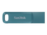 SanDisk Ultra Dual Drive Go USB 128GB lecteur USB flash 128 Go USB Type-A / USB Type-C 3.2 Gen 1 (3.1 Gen 1) Bleu