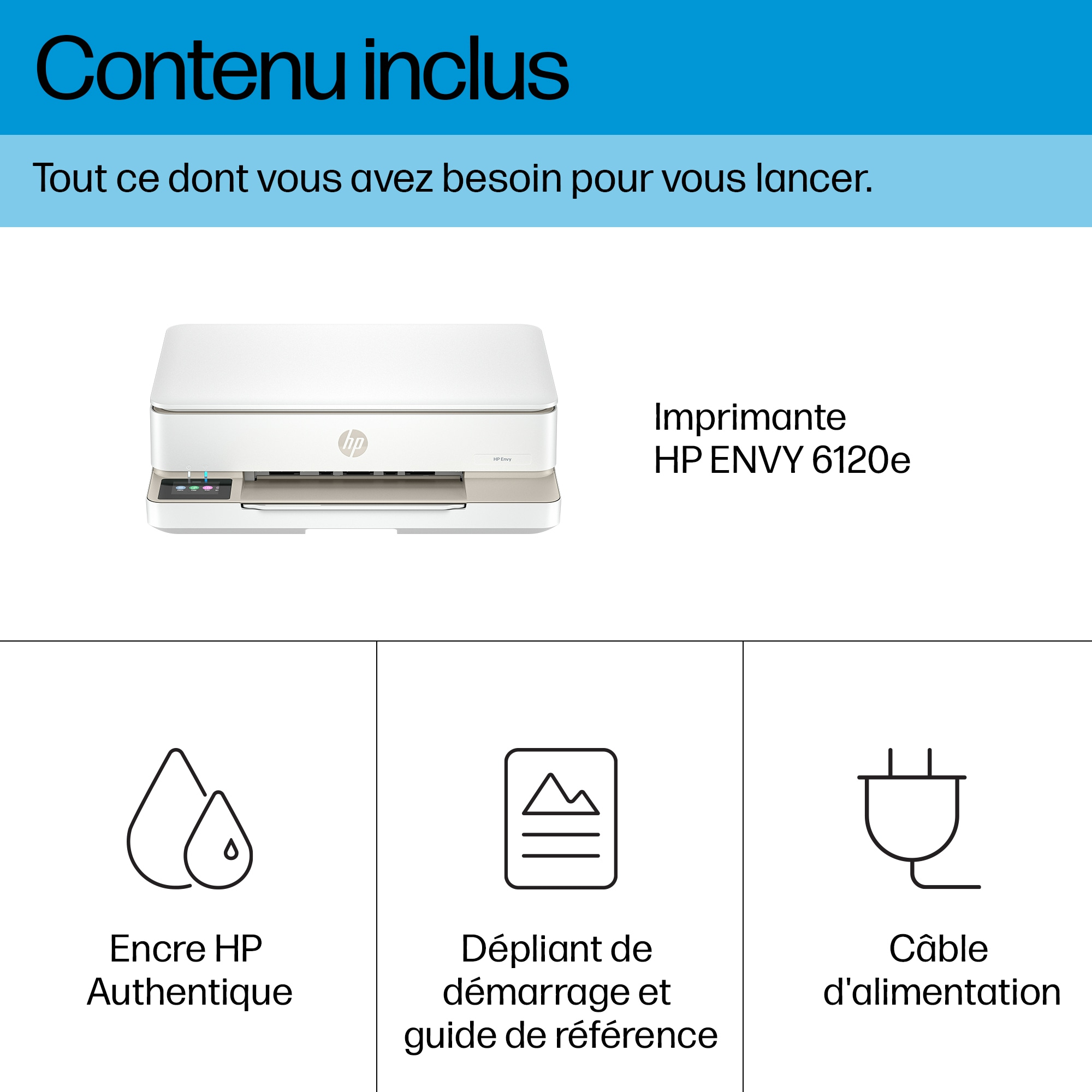 HP ENVY Imprimante tout-en-un 6120e HP ENVY Imprimante tout-en-un 6120e