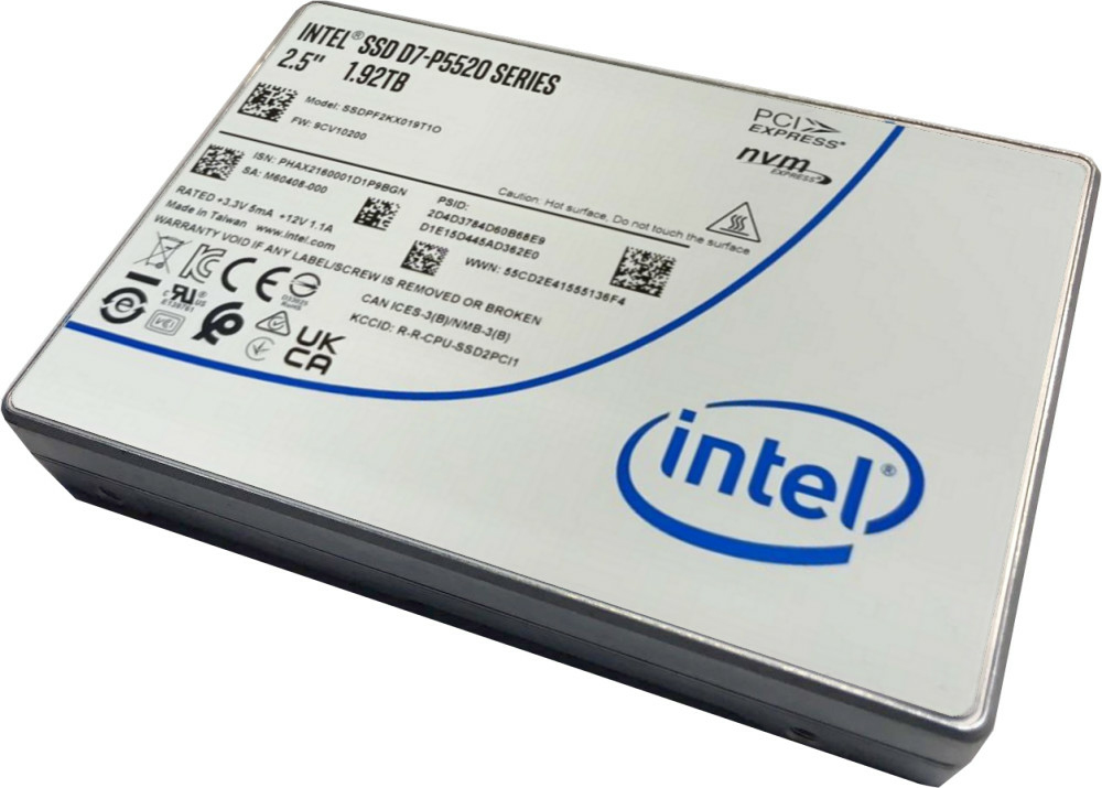 Lenovo P5520 2.5" 7,68 To PCI Express 4.0 3D TLC NAND NVMe Lenovo P5520 2.5" 7,68 To PCI Express 4.0 3D TLC NAND NVMe