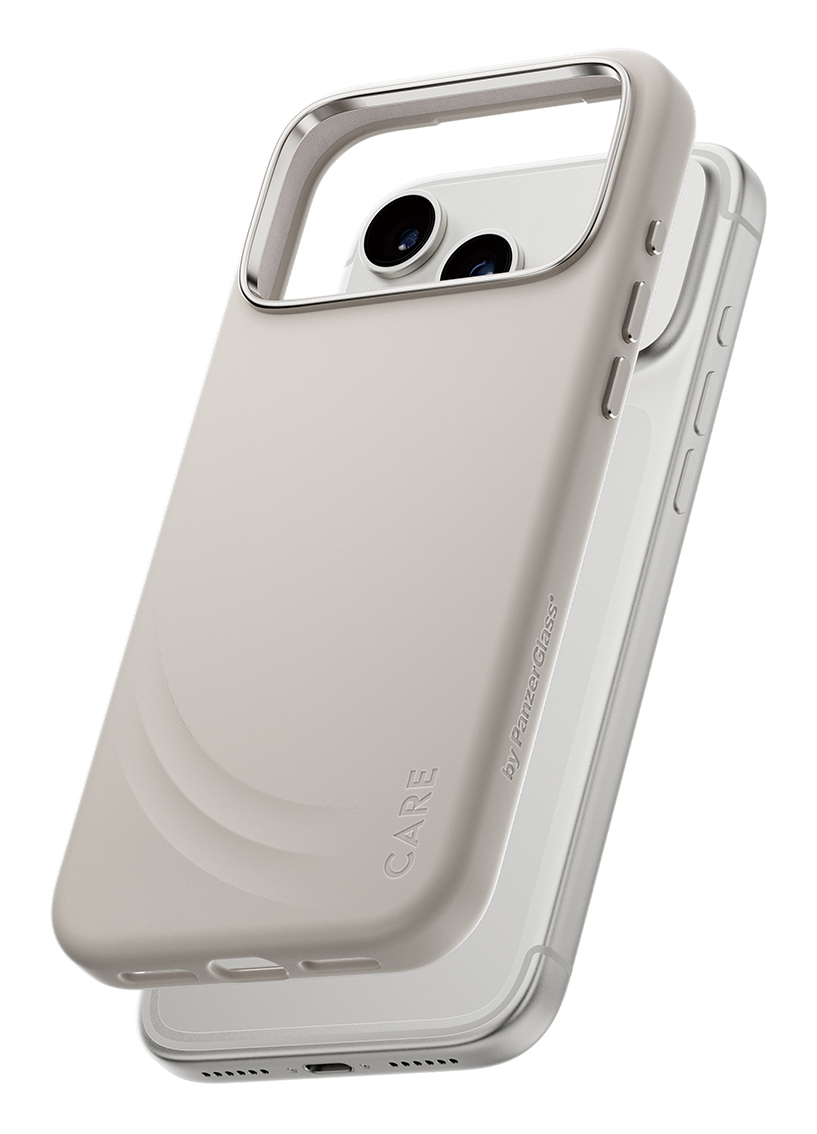 PanzerGlass CARE by ® FLOW Case Vanilla w. MagSafe iPhone 17 Pro Max coque de protection pour téléphones portables 17,5 cm (6.9") Housse Beige