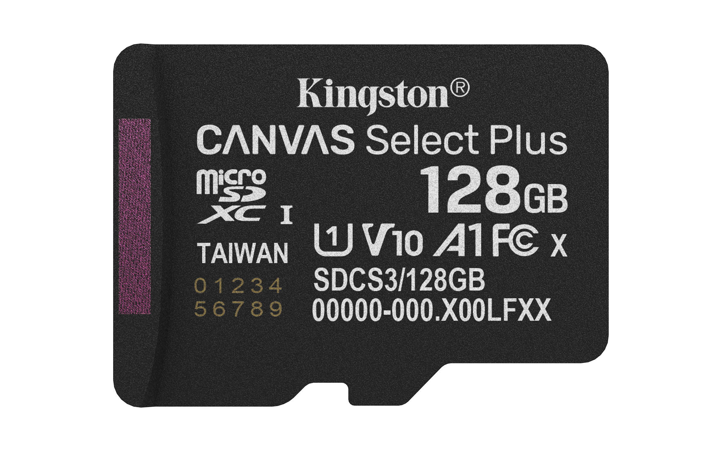 Kingston Technology 128GB micSDXC Canvas Select Plus Gen3 150R A1 (Adaptateur SD non inclus) Kingston Technology 128GB micSDXC Canvas Select Plus Gen3 150R A1 (Adaptateur SD non inclus)